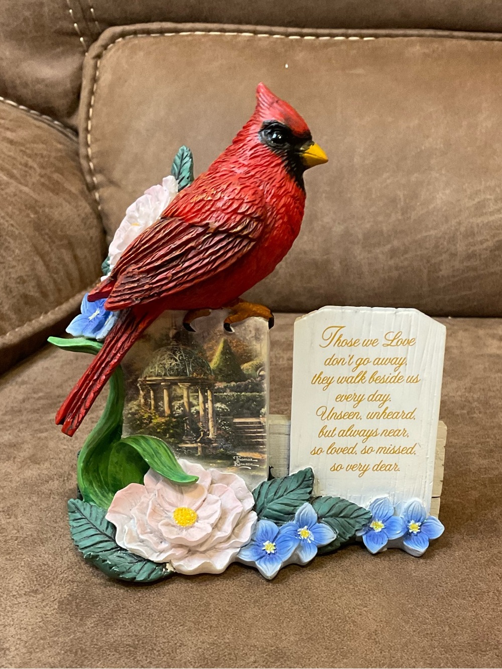 Hamilton Collection Thomas Kinkade Cardinal Gazebo of Prayer Figurine